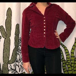 Corduroy Button Up Jacket